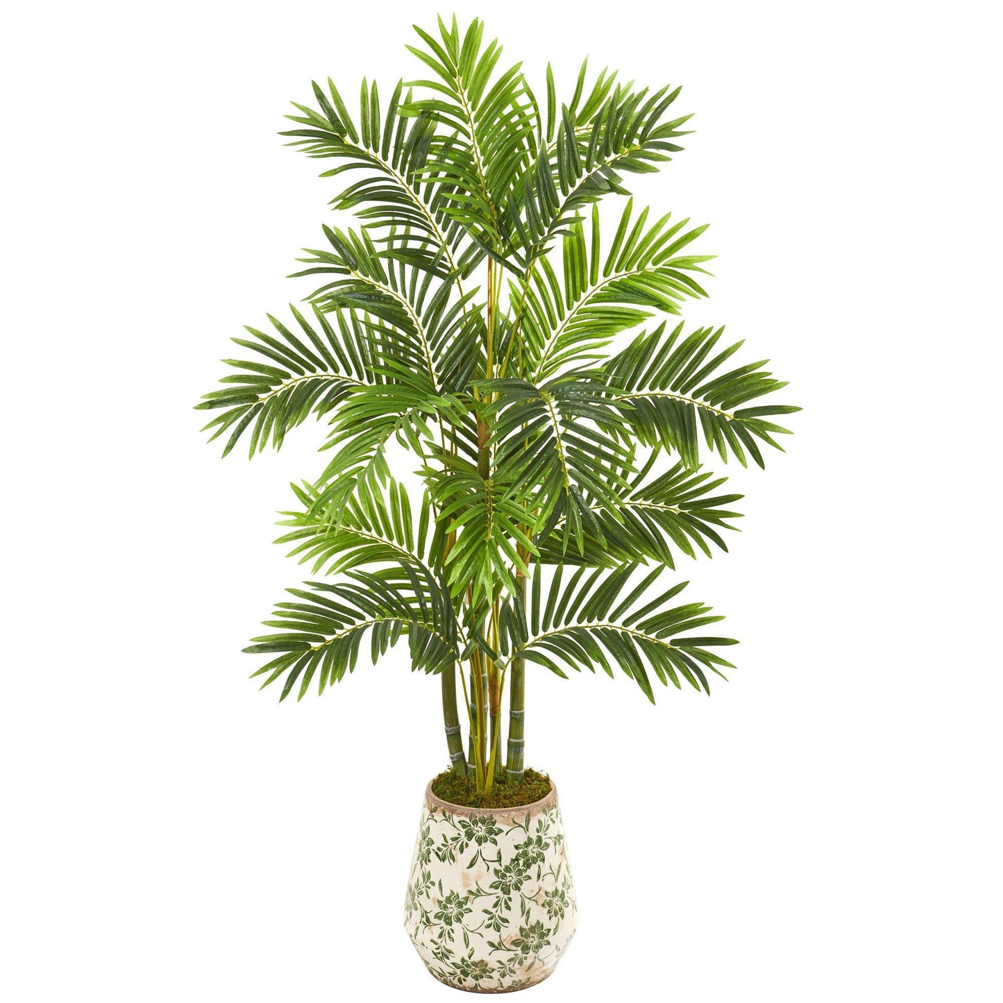 61” Areca Palm Artificial Tree in Floral Planter
