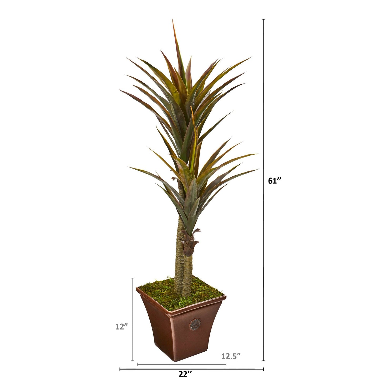 61” Yucca Artificial Tree in Planter