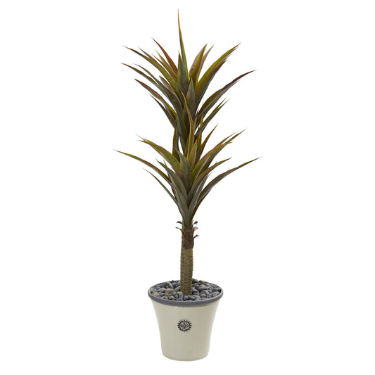 62” Yucca Artificial Tree in Decorative Planter