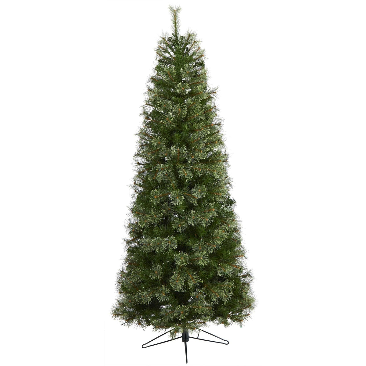 a christmas tree with lights