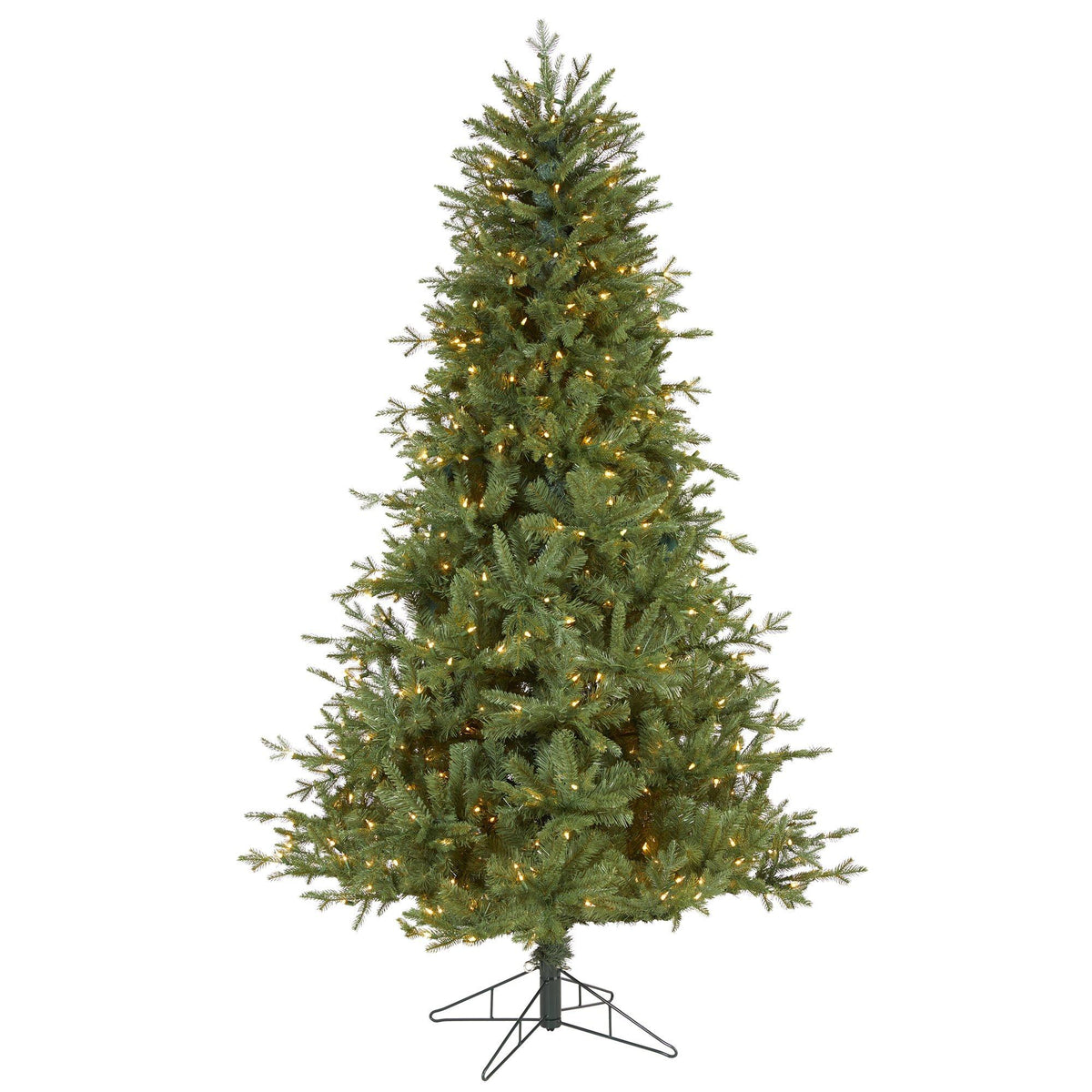 a christmas tree with lights