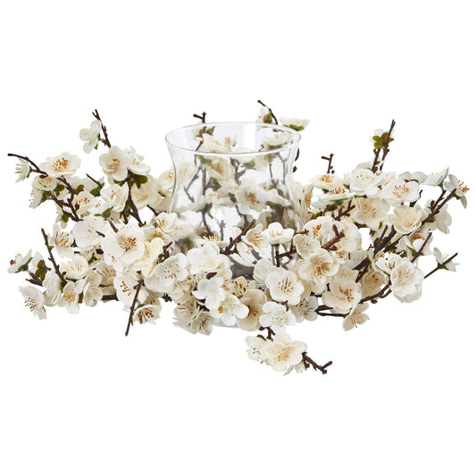 a vase with white flowers