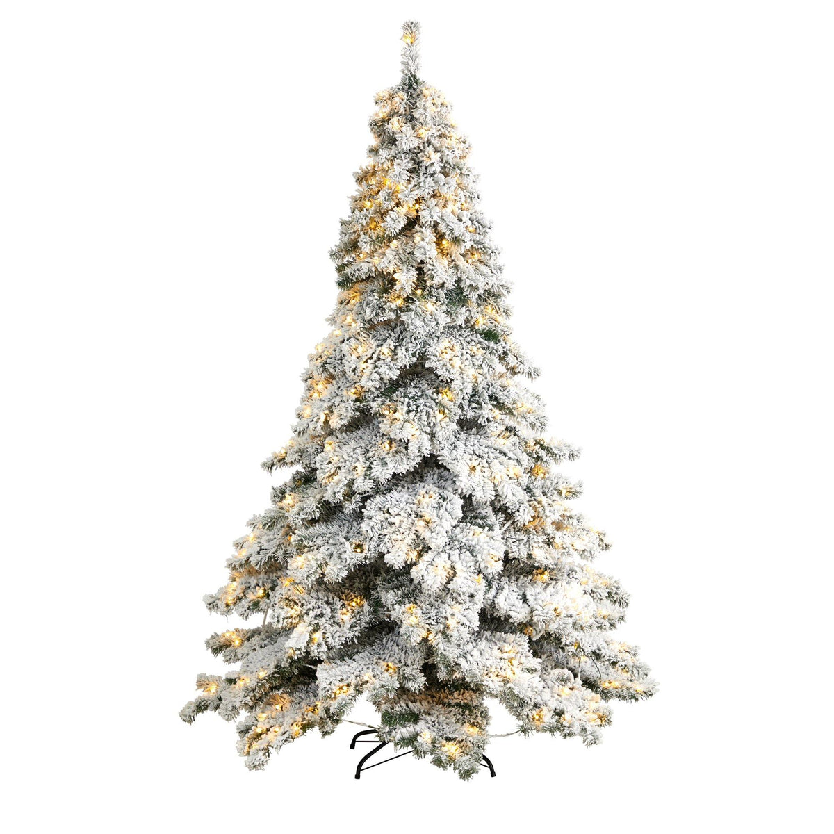 a christmas tree with lights