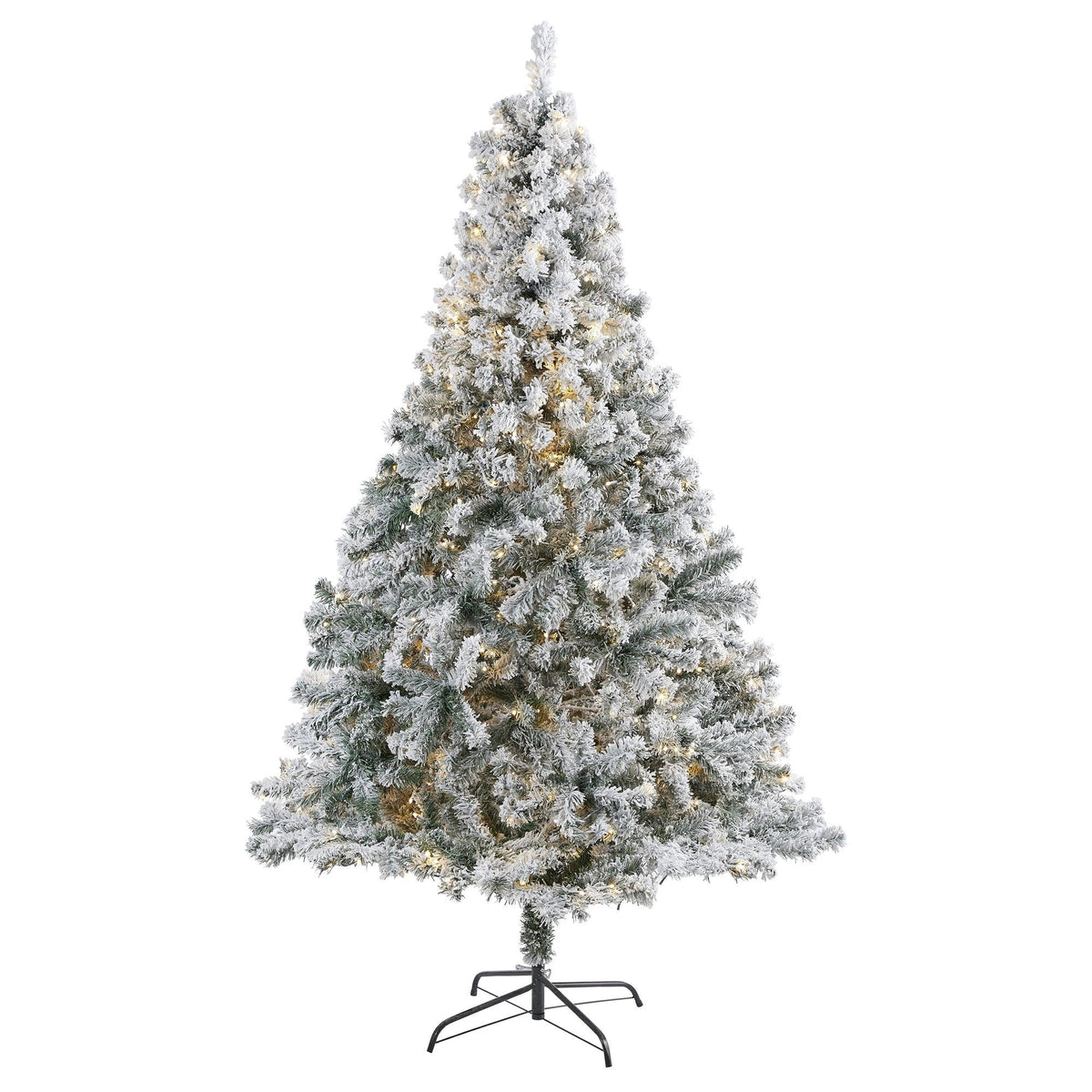 a christmas tree with lights