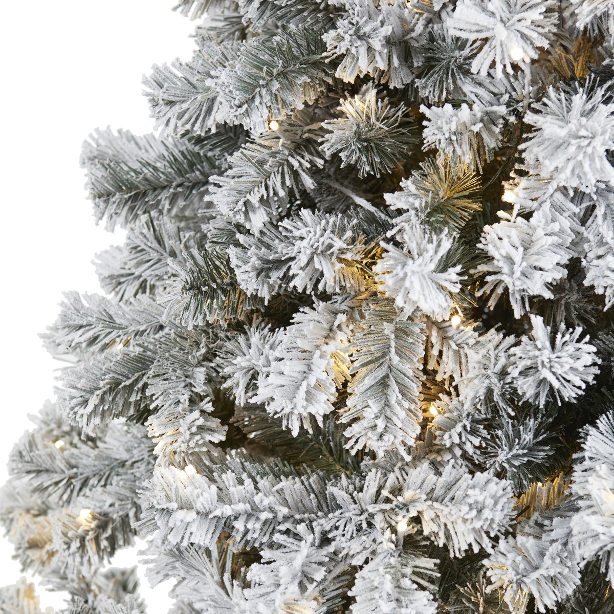 a close up of a christmas tree