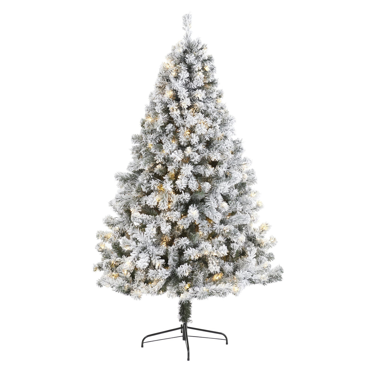 a christmas tree with lights