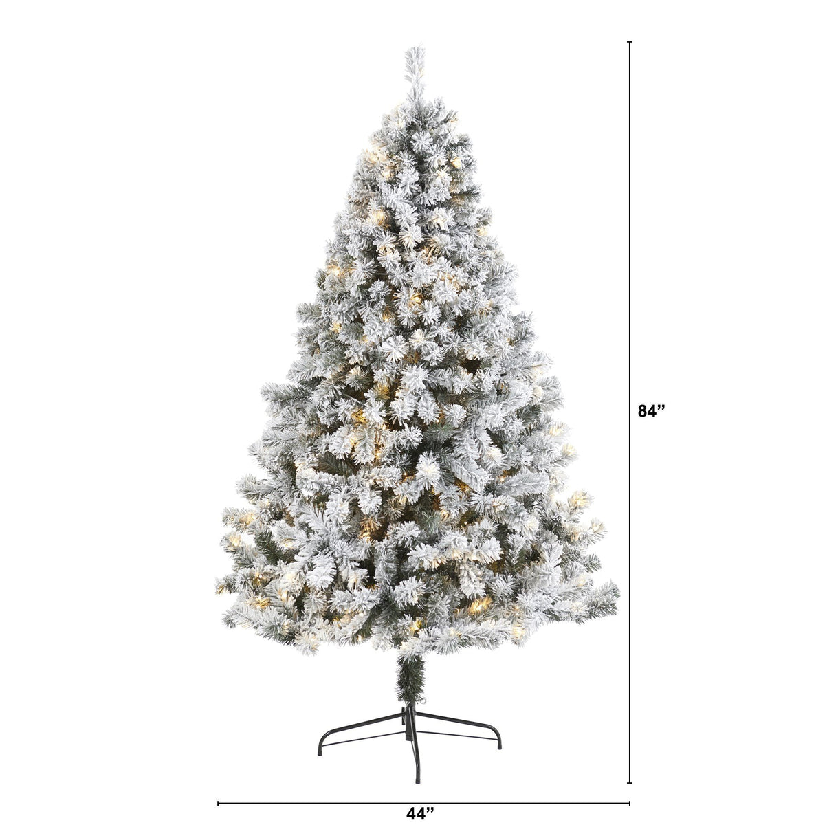 a christmas tree with lights