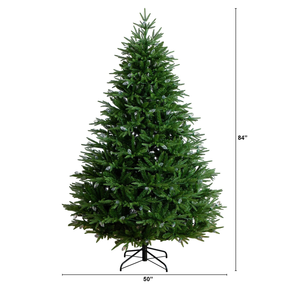 a tall christmas tree with a height of 6 feet