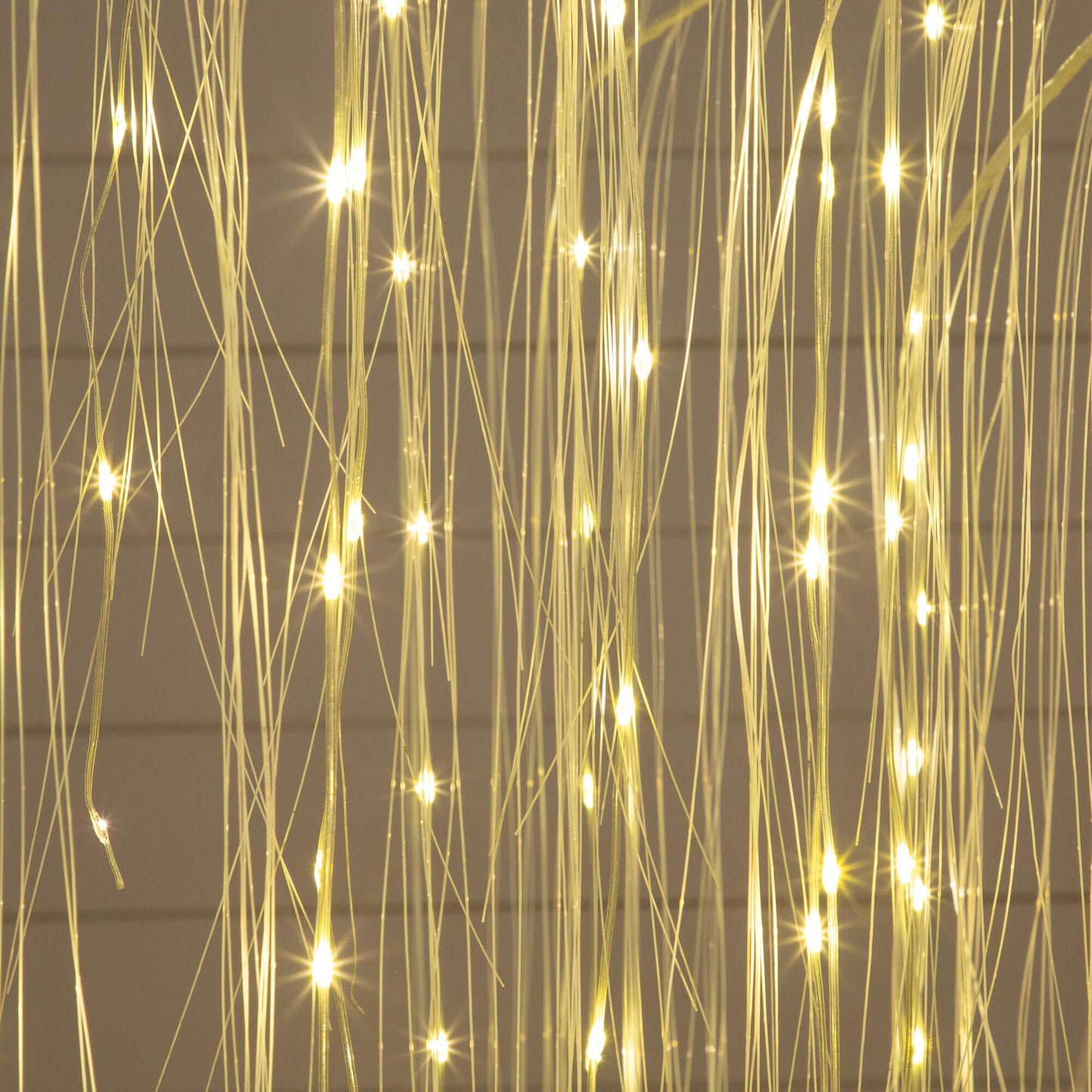 7' Pre-Lit Artificial White Willow Christmas Tree with 400 Cool White LED Light