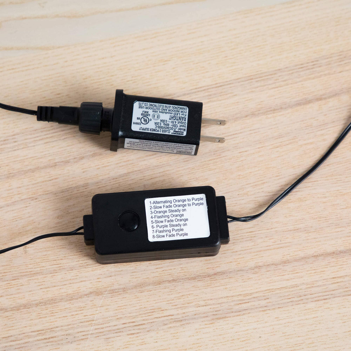 a couple of black electrical devices