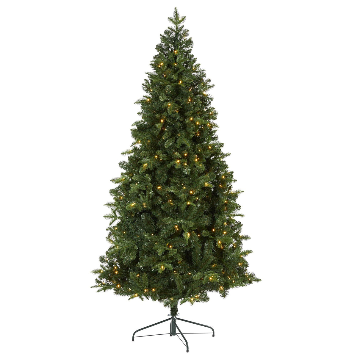 a christmas tree with lights