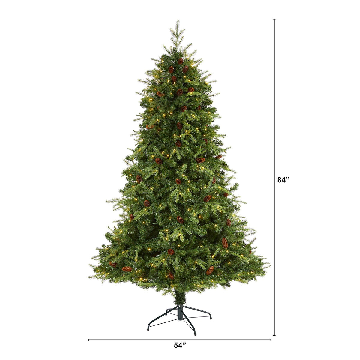 a tall christmas tree with a height of 4 feet