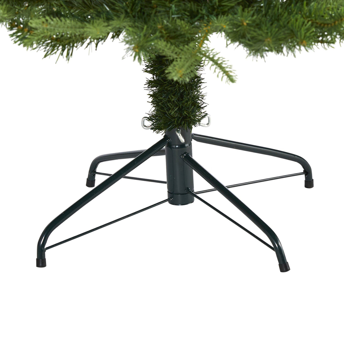 a christmas tree base with a white background