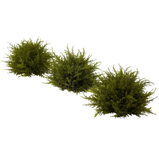 a group of green bushes