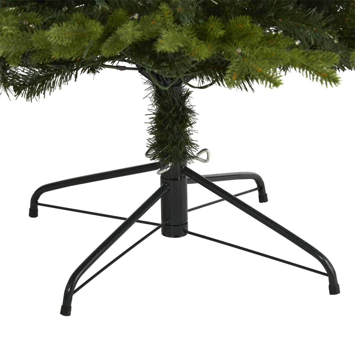 a close up of a christmas tree