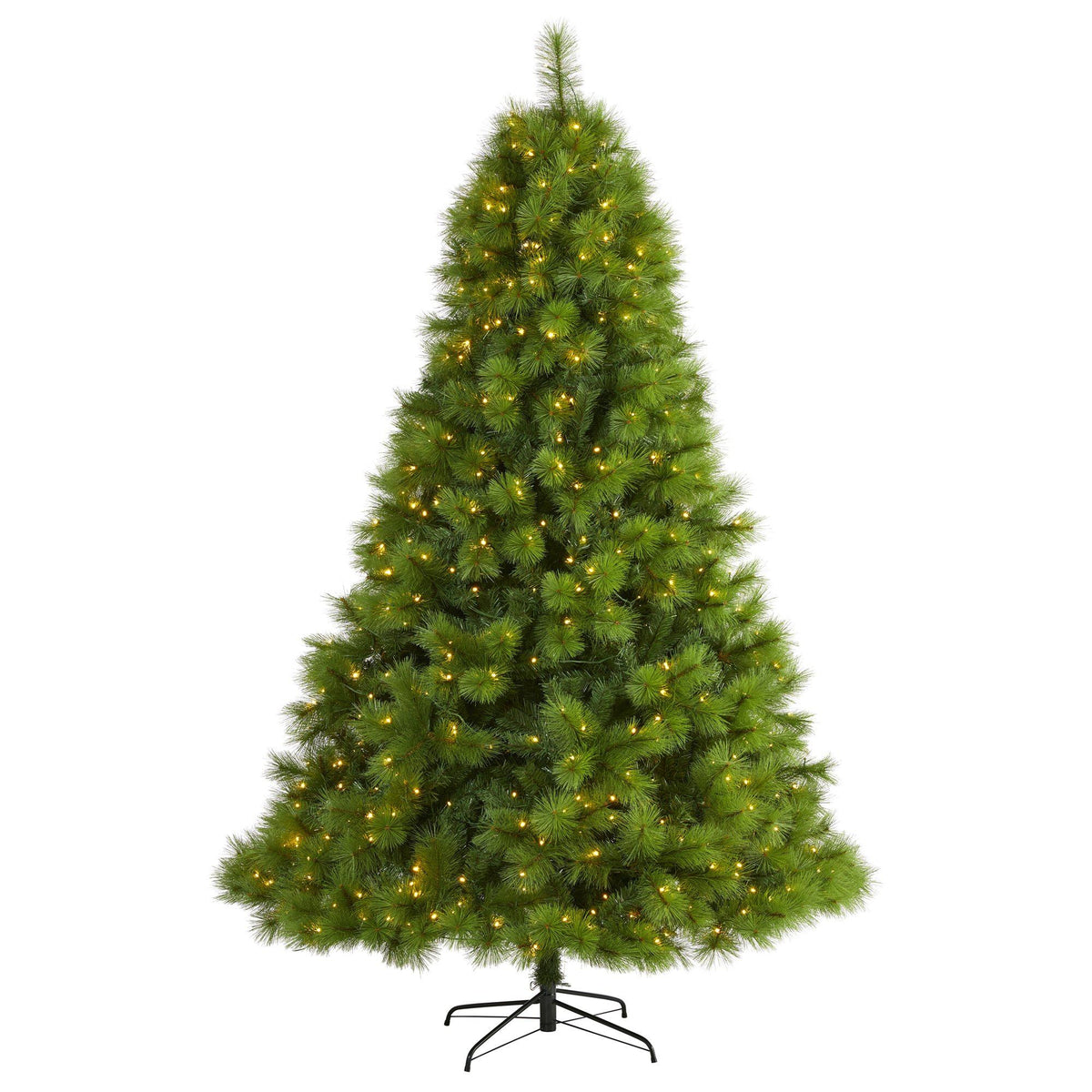 a christmas tree with lights