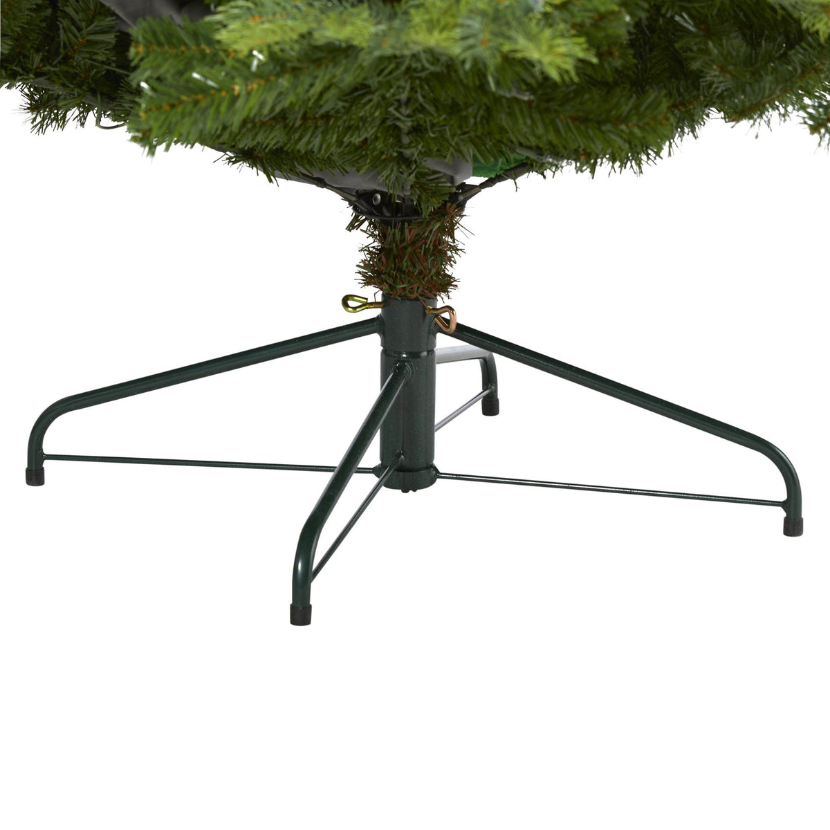 a christmas tree with a green base