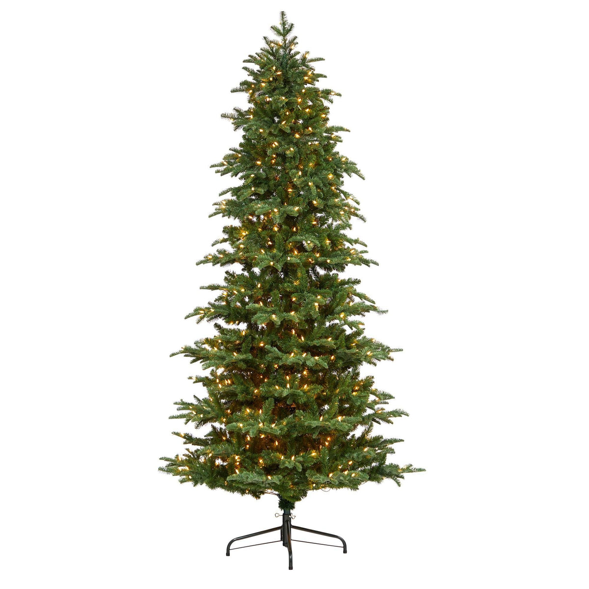 a christmas tree with lights