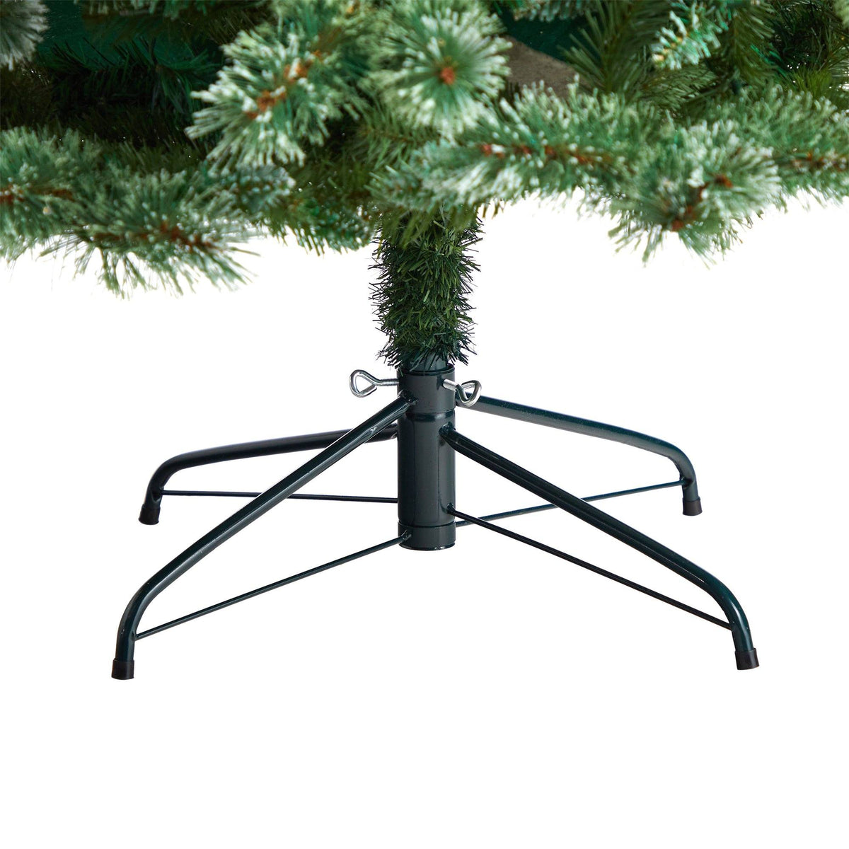 a close up of a christmas tree