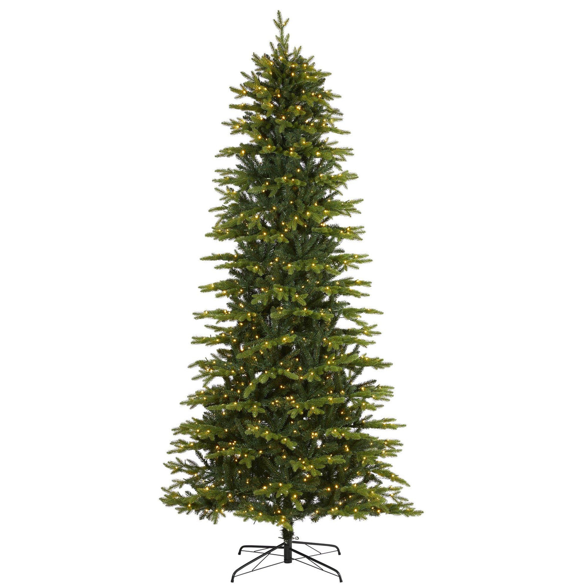 a christmas tree with lights