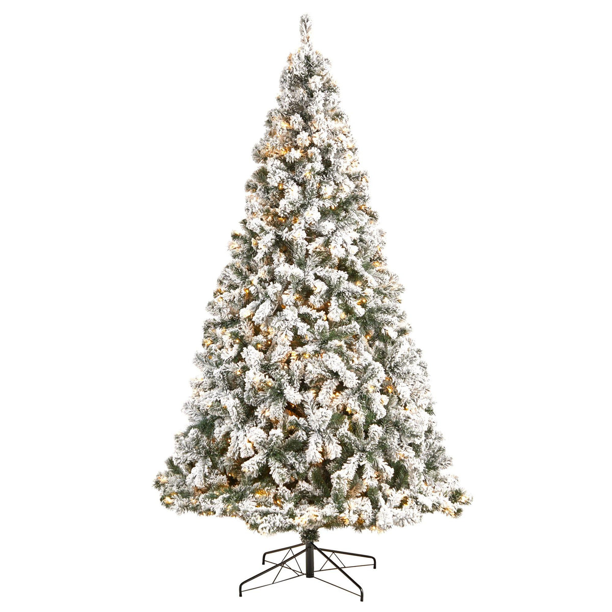 a christmas tree with lights