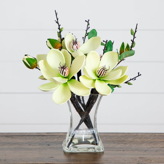a vase with flowers in it