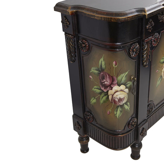 a close up of a cabinet