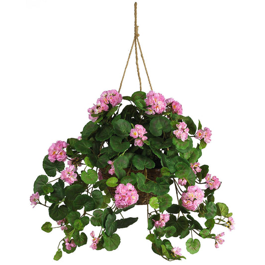 a potted plant with pink flowers