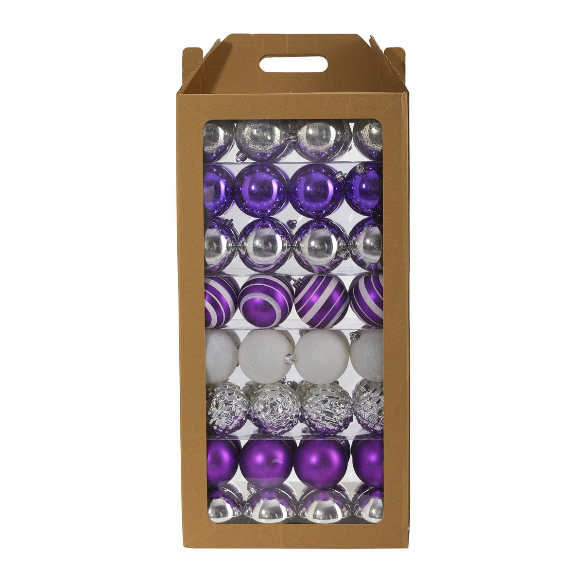 a box with ornaments in it