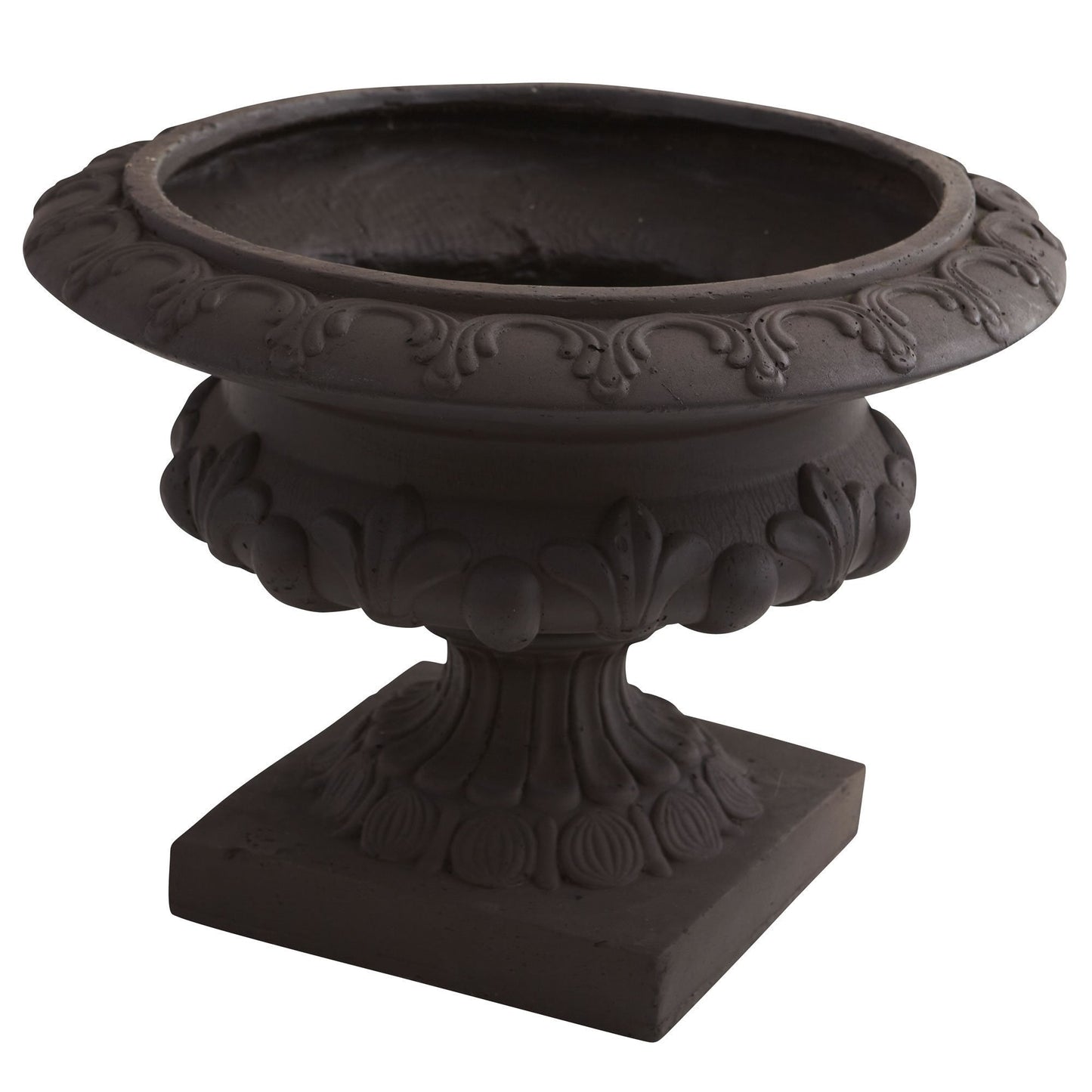 Iron Finished Decorative Urn (Indoor/Outdoor)