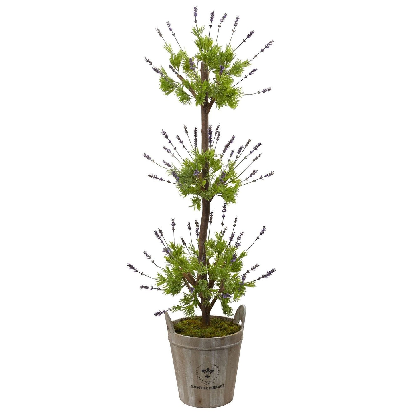 Lavender Topiary with Farmhouse Planter
