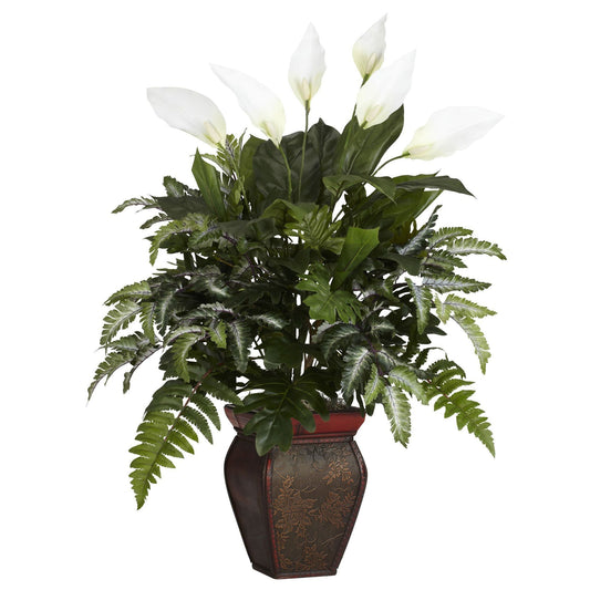 a plant in a pot
