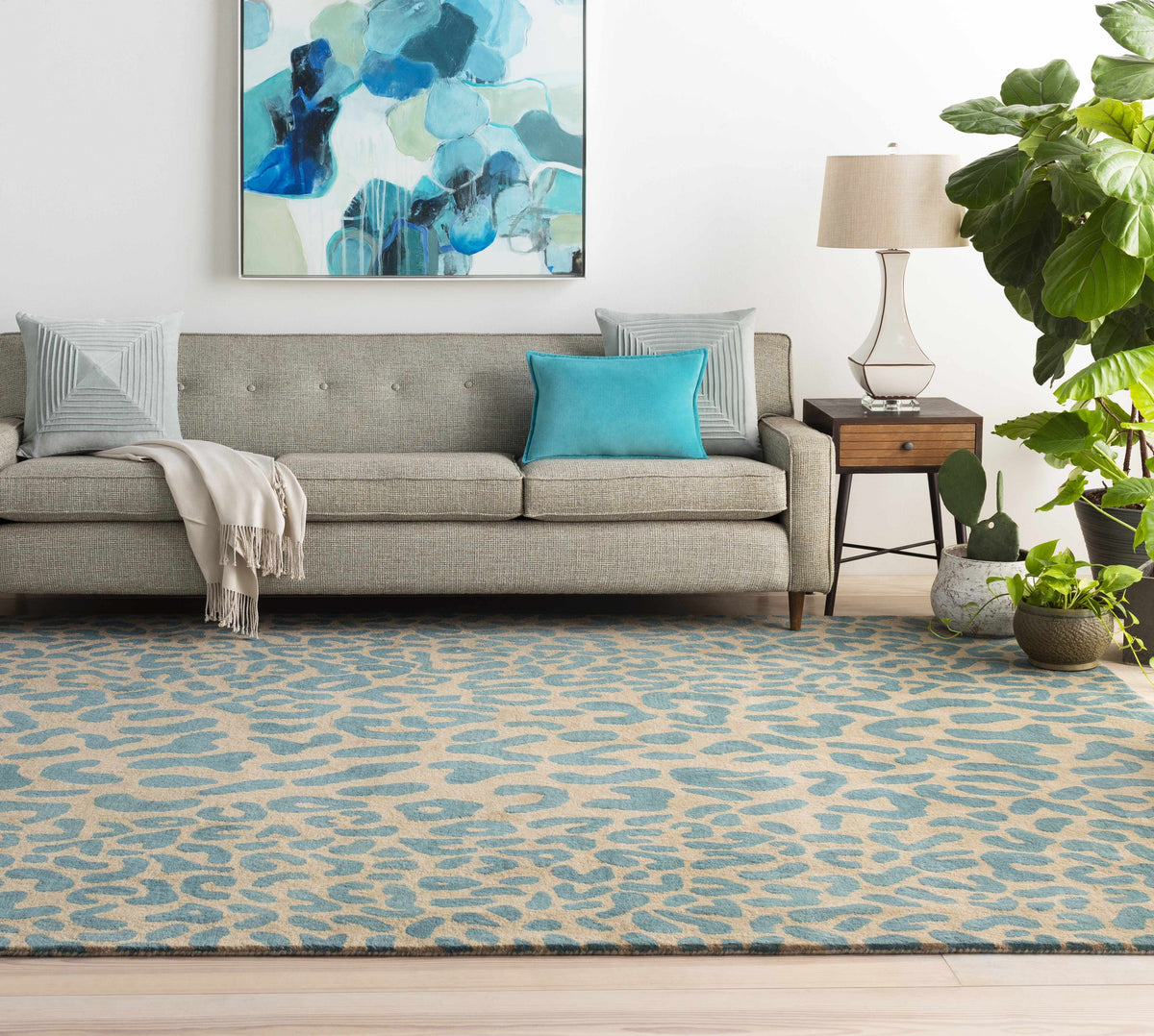 a couch in a room