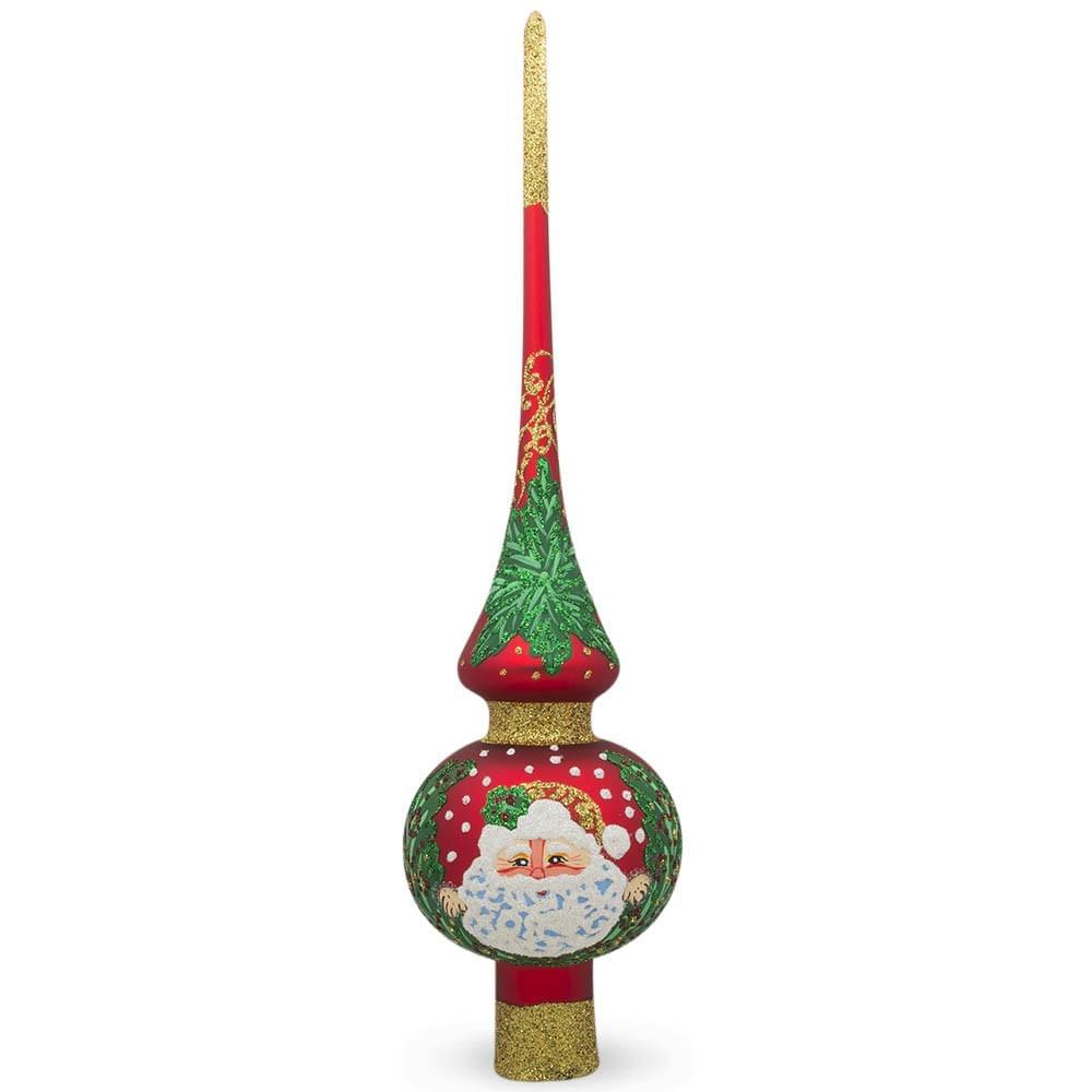 a red and green christmas ornament