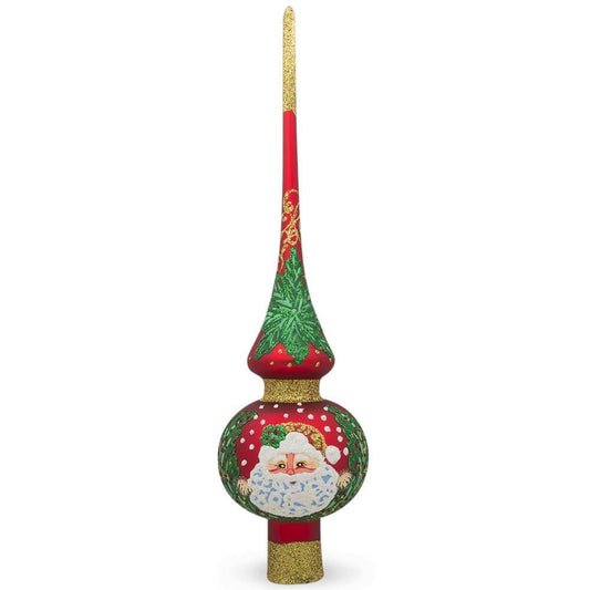 a red and green christmas ornament