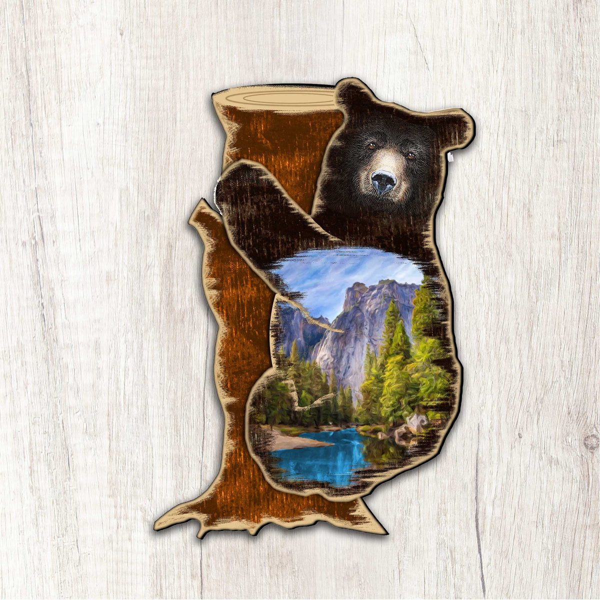 Climbing Bear Wildlife Decor by G. DeBrekht - Designocracy - 81982153M