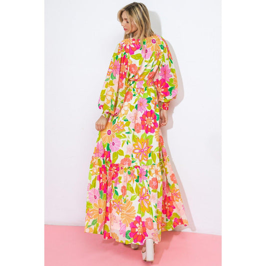 HEADING UPTOWN WOVEN MAXI DRESS