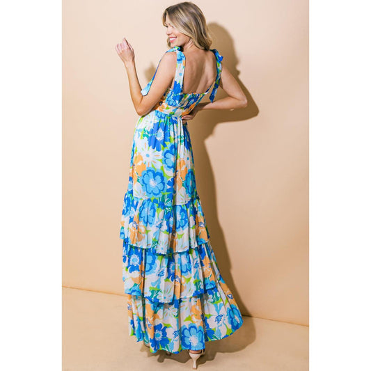 NO MATTER WHERE WOVEN MAXI DRESS