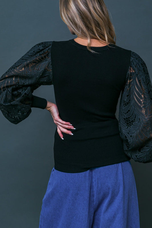 LEISURE LIFE SWEATER TOP