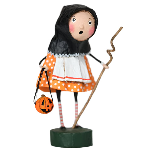 Baba Yaga Halloween Figurine by Lori Mitchell — 5.5-Inch Poly Resin Folk Art Collectible