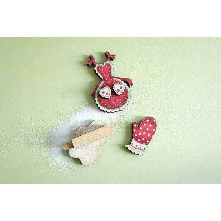 Baking Pastries Brooches Set of 3 by Laliblue