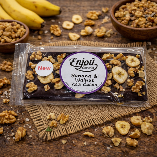 Banana & Walnut High Cocoa Bar