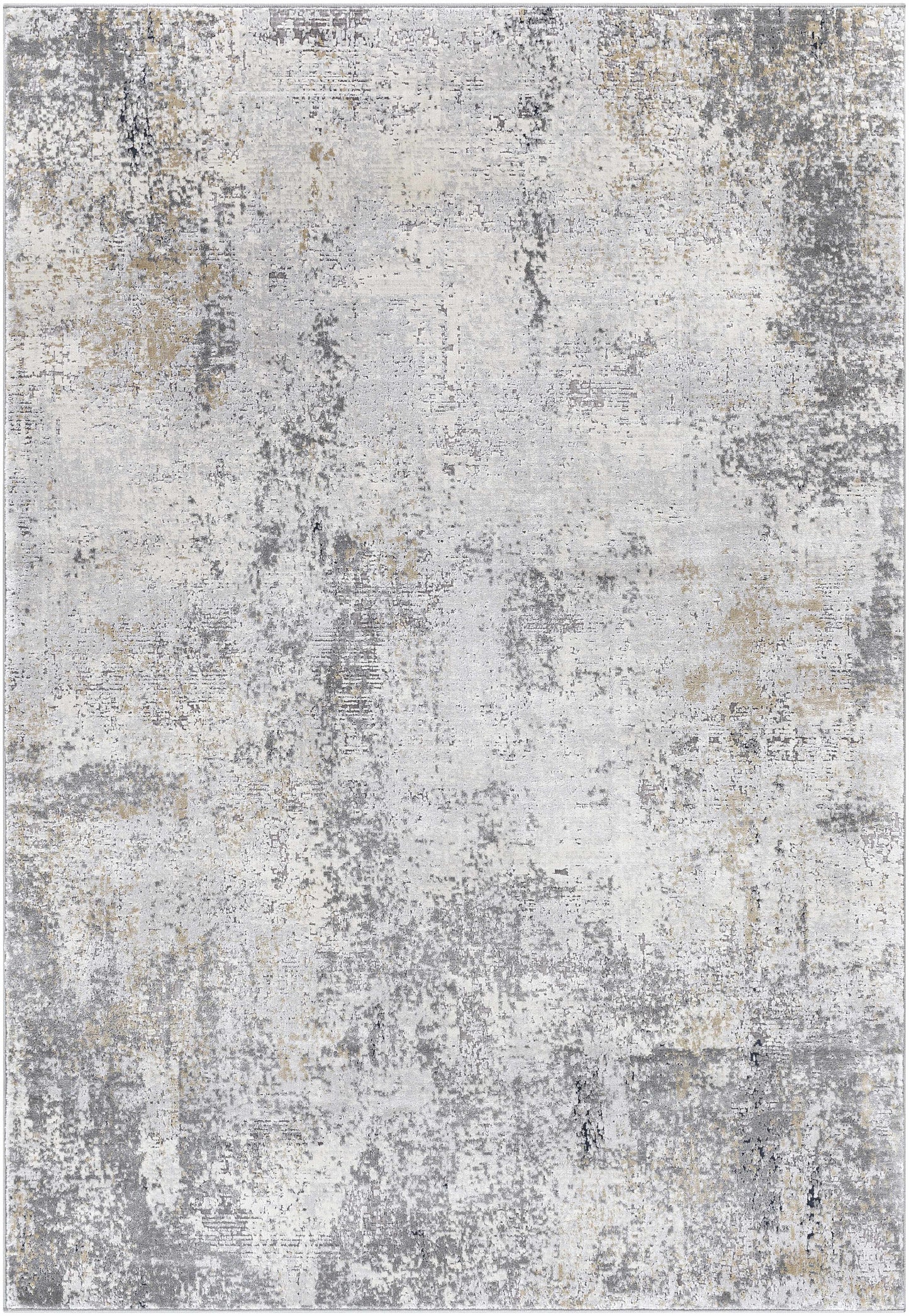 Baranduda Abstract Gray Luxe Rug - Clearance