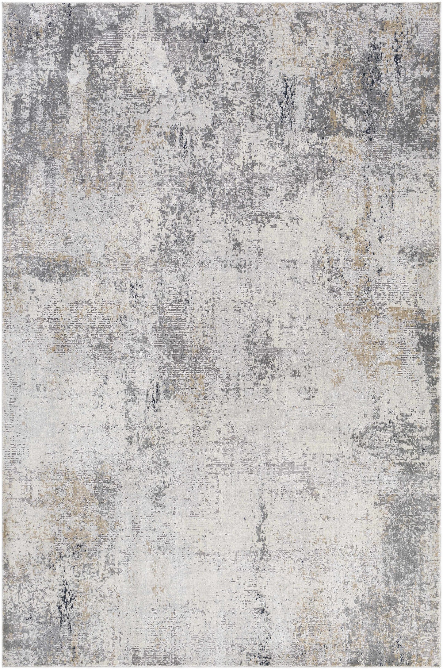 Baranduda Abstract Gray Luxe Rug - Clearance