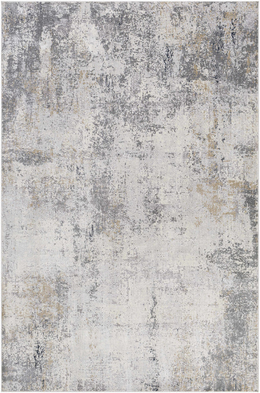 Baranduda Abstract Gray Luxe Rug - Clearance