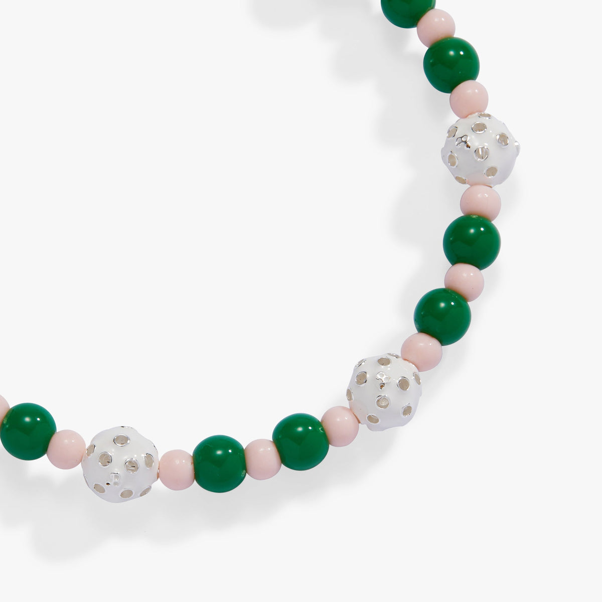 Barbie™ Pickleball Beaded Charm Bangle
