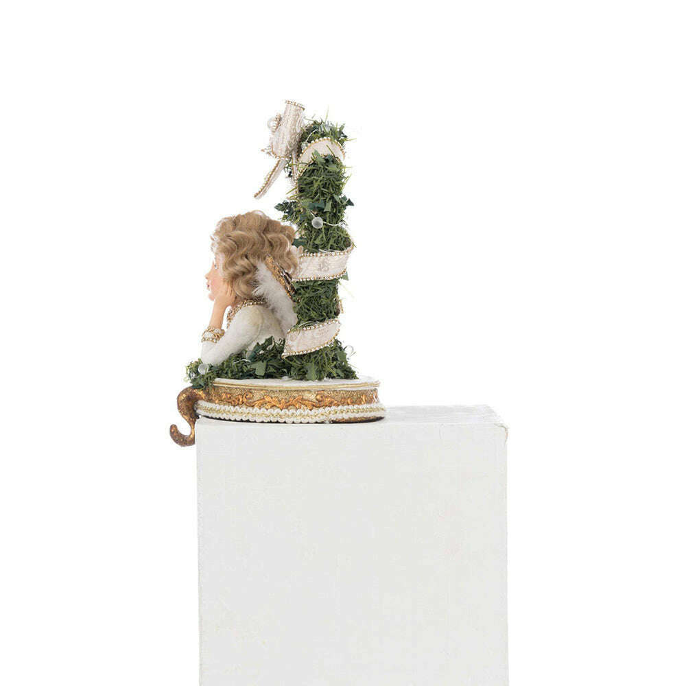 Bells of Brilliance Angel Stocking Holder by Katherine's Collection