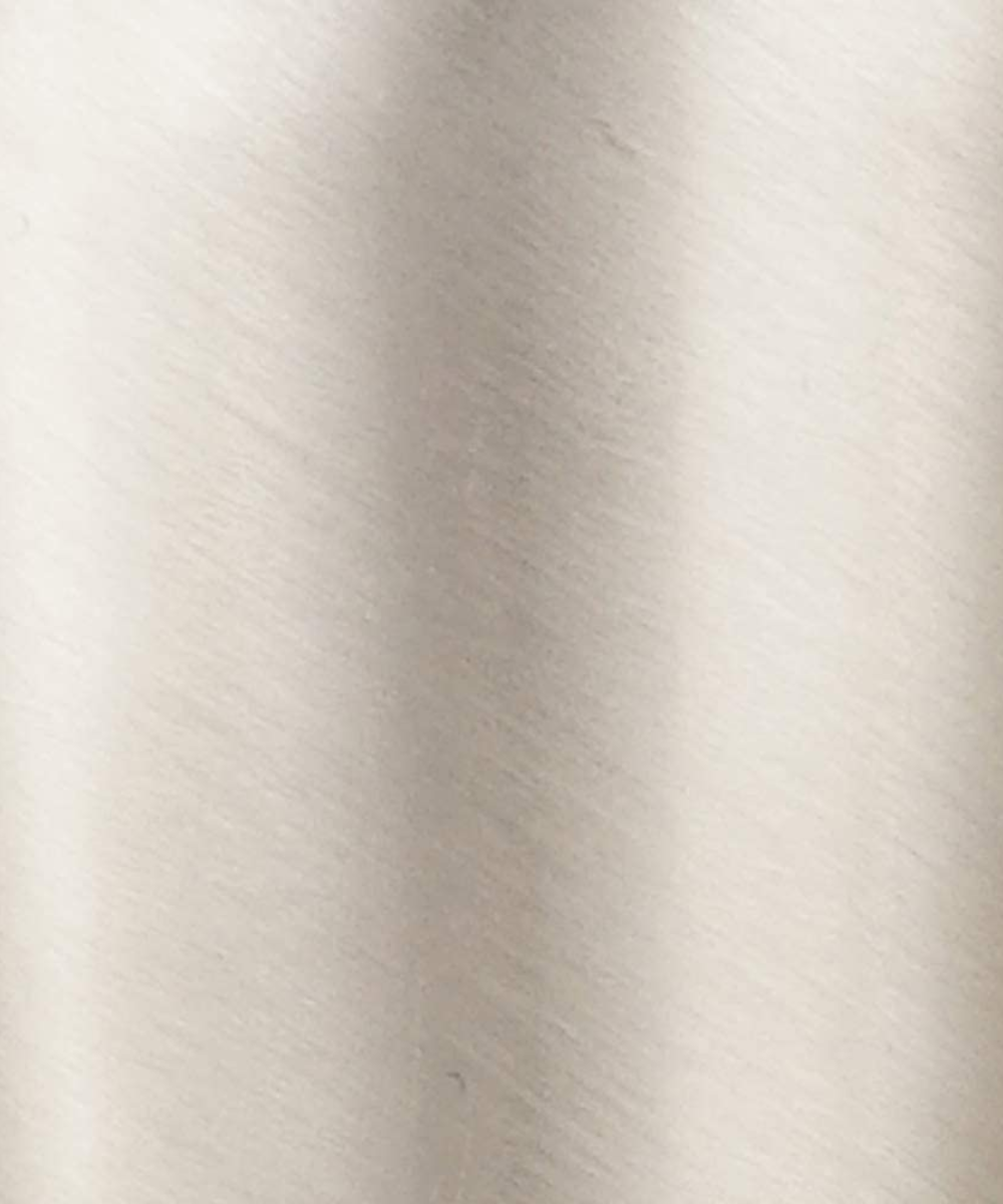 14"W Light Pendant Brushed Nickel Finish with Oatmeal Linen Shade