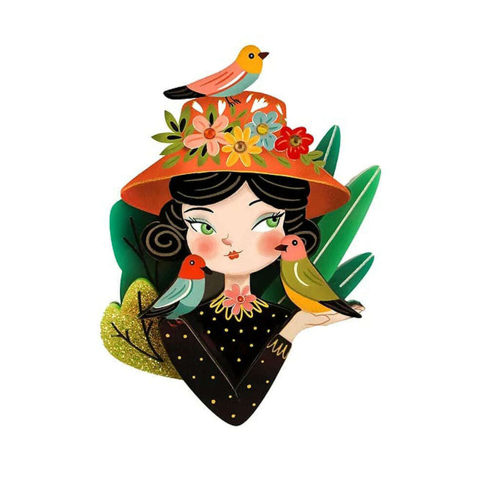 Bird Lover Brooch by Laliblue