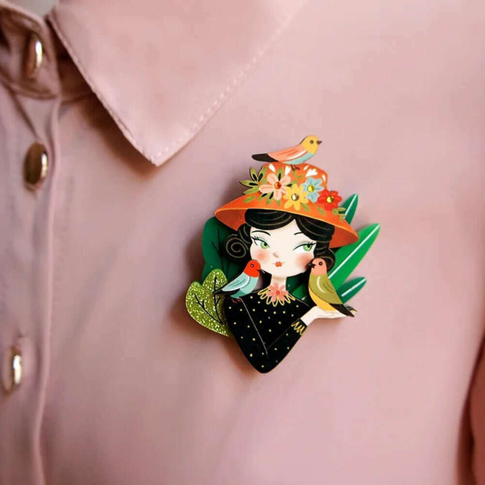 Bird Lover Brooch by Laliblue